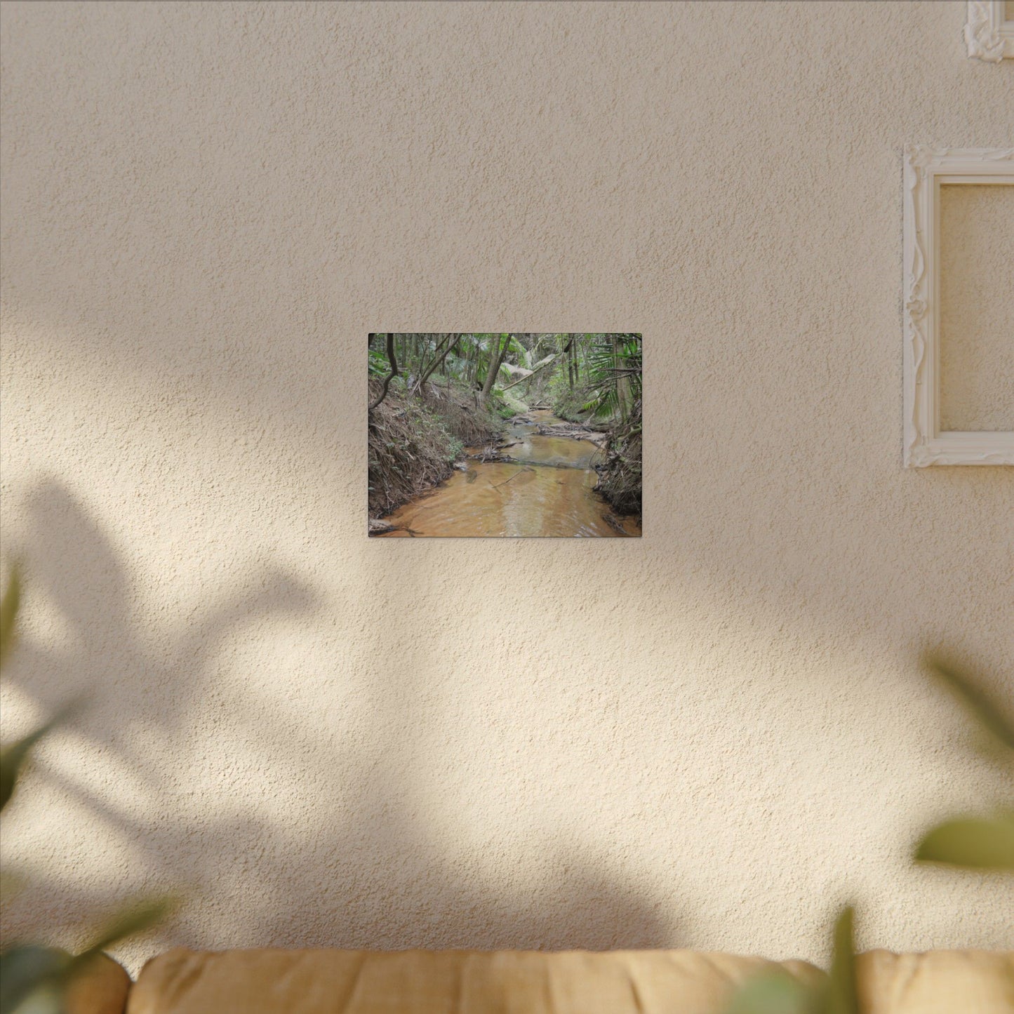 Matte Canvas Print — Tropical Forest Creek Wall Art (Stretched) - El Yunque Rainforest - Puerto Rico - Deep forest explorations