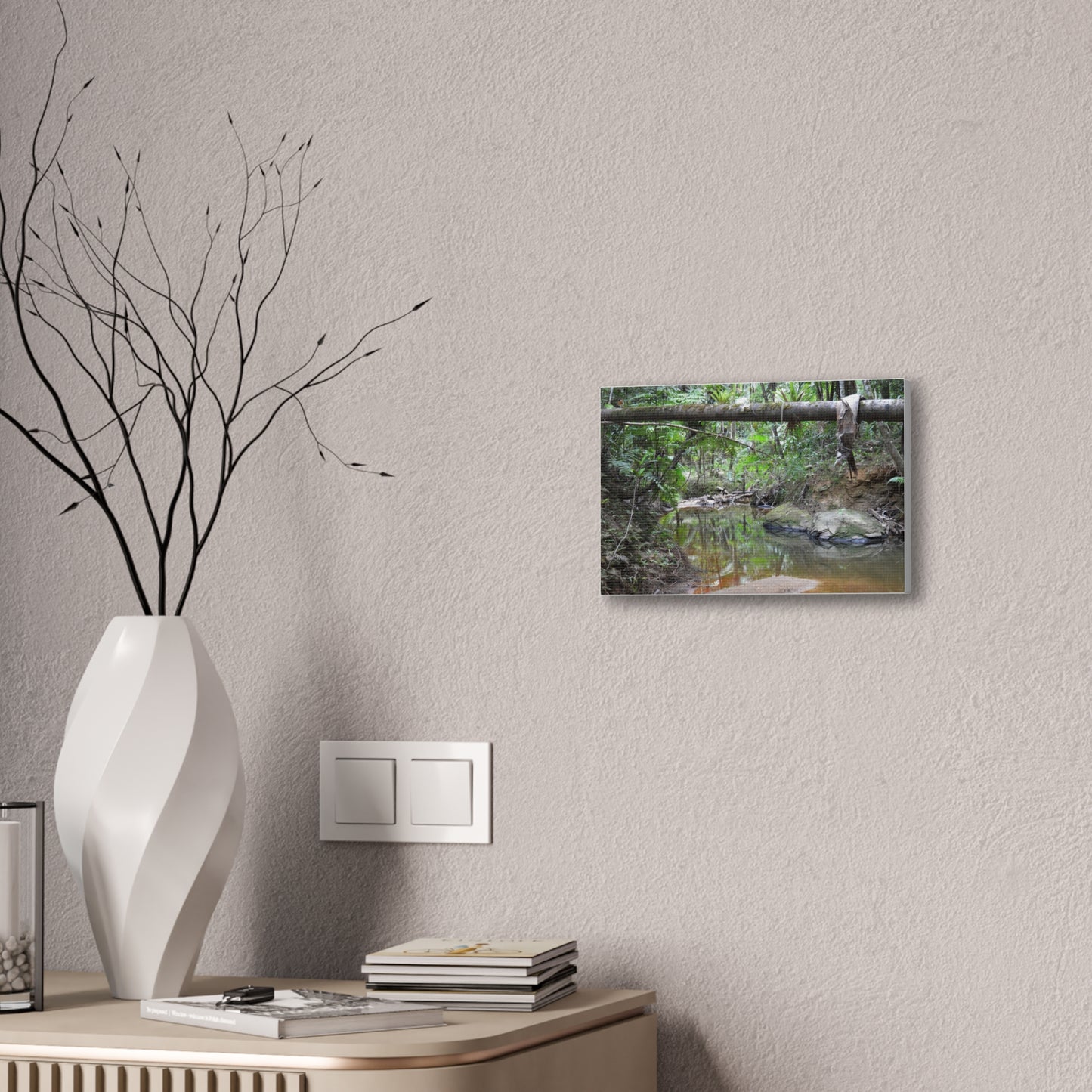 Deep Forest Explorations - El Yunque Holy Spirit River - Nikon D850 - Rainforest Creek Canvas Print — Tropical Jungle Stream Wall Art