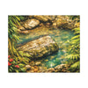 Tropical Forest Stream Matte Canvas Wall Art — Stretched Nature Landscape Print