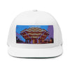 UCSD Flat Bill Cap — 'I Love UCSD' Geisel Library Embroidered Trucker Hat