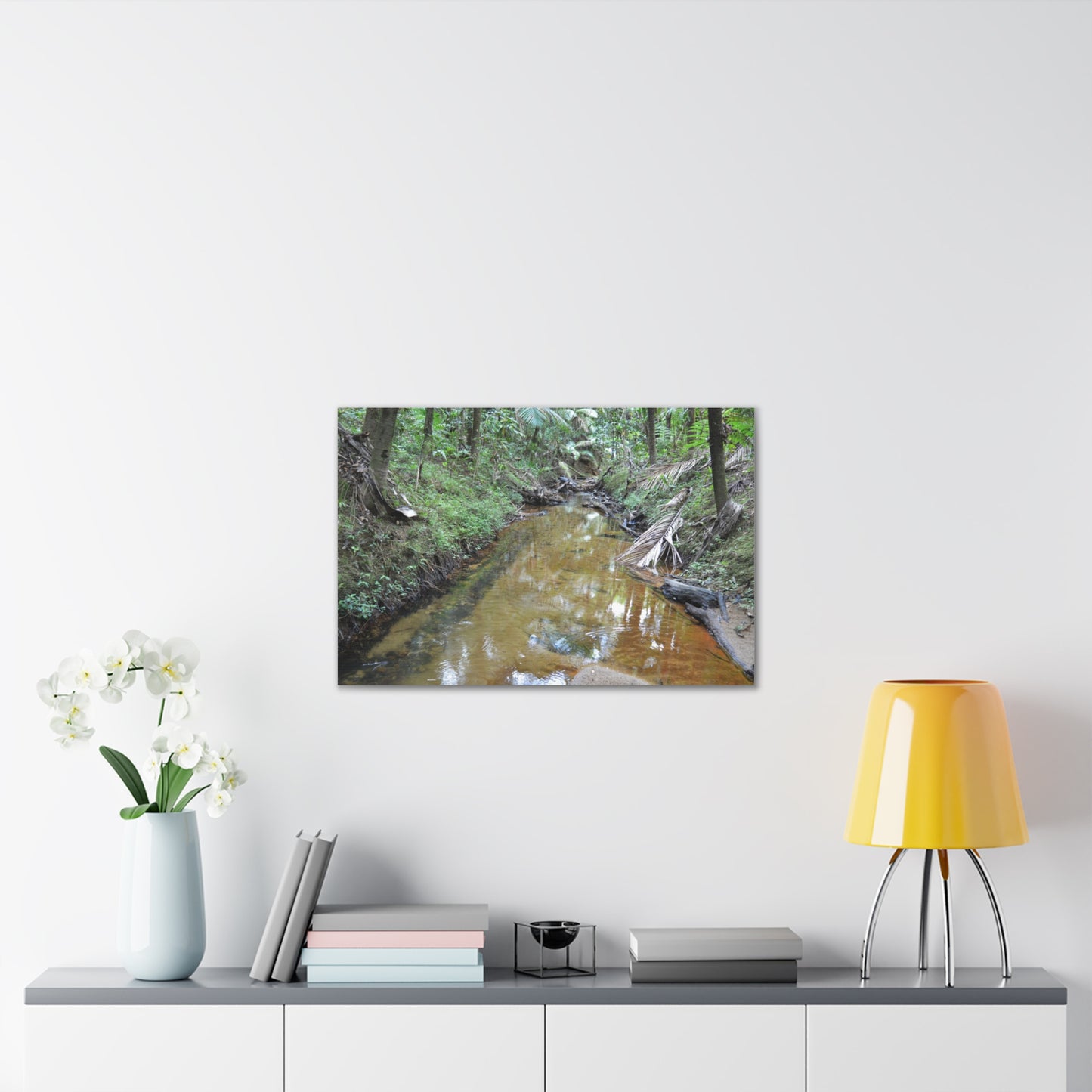 Deep Forest Explorations - El Yunque Holy Spirit River - Nikon D850 - Forest Creek Canvas Print - Stretched 0.75" Nature Wall Art