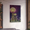 Premium Matte Vertical Posters US MADE - Super Trees Night Scene at Singapore Gardens by the Bay.