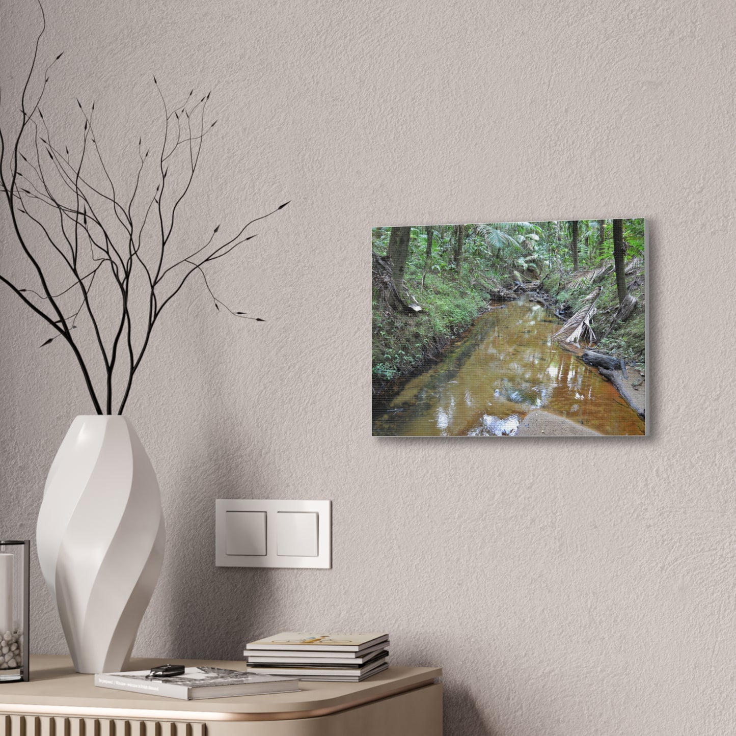 Deep Forest Explorations - El Yunque Holy Spirit River - Nikon D850 - Forest Creek Canvas Print - Stretched 0.75" Nature Wall Art