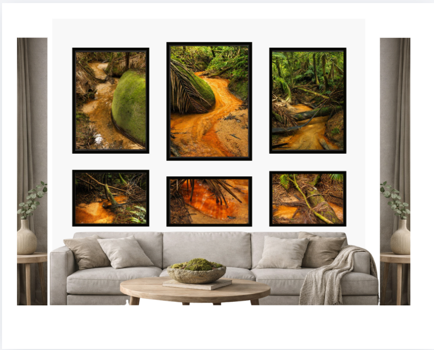 Historic El Yunque Holy Spirit River Explorations #101  - Premium Wooden Framed Poster