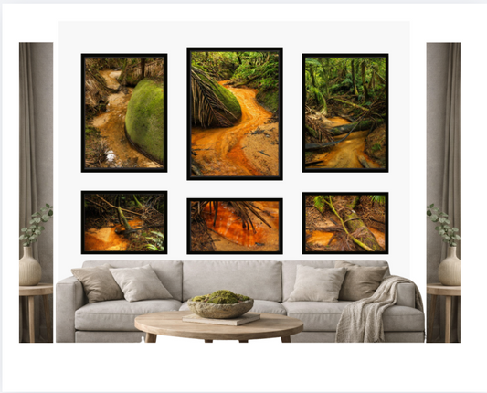 Historic El Yunque Holy Spirit River Explorations #101  - Premium Wooden Framed Poster