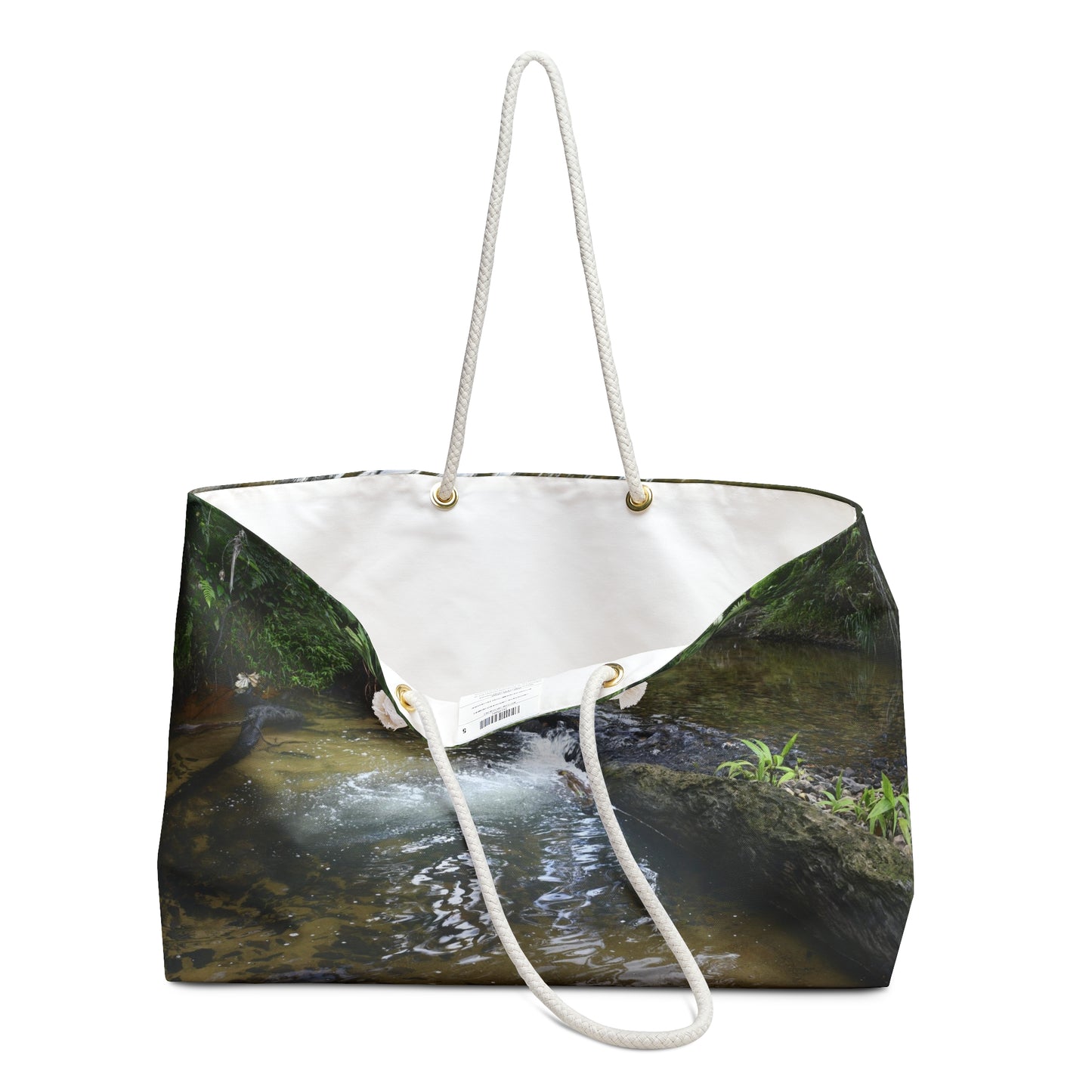 Make all Jealous - Remote Rivers in El Yunque - Tropical Beach Weekender Bag — Scenic Forest Travel Tote