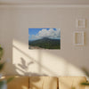Tropical Mountain Landscape Matte Canvas Print — Stretched Wall Art - Awesome view from Mt Britton Tower & Trail of the East Peak - El Yunque Rainforest - Puerto Rico