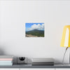 Tropical Mountain Landscape Matte Canvas Print — Stretched Wall Art - Awesome view from Mt Britton Tower & Trail of the East Peak - El Yunque Rainforest - Puerto Rico
