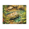 Tropical Forest Stream Matte Canvas Wall Art — Stretched Nature Landscape Print
