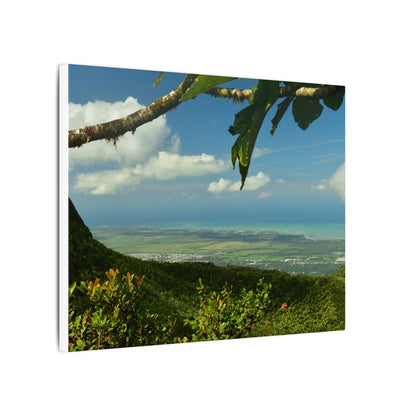 Tropical Coastal View Matte Canvas Wall Art – Scenic Island Landscape Print
