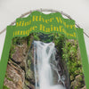 La Mina River Waterfall -  El Yunque Rainforest Shower Curtain — Tropical Rainforest Botanical Bath Decor