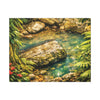 Tropical Forest Stream Matte Canvas Wall Art — Stretched Nature Landscape Print