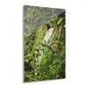 Tropical Waterfall Acrylic Print — The famous La Coca Falls -  El Yunque RainForest  - Glossy French-Cleat Wall Art