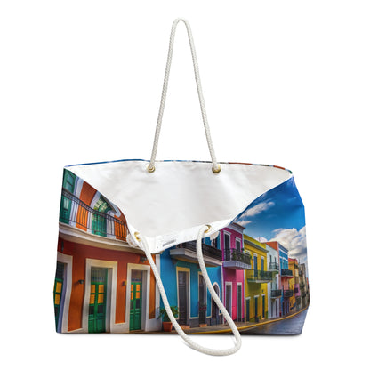 Make all Jealous - LOVELY Old San Juan road - Puerto Rico - Weekender Bag — Scenic Ocean Travel Tote