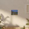 Coastal Cliff Seascape Canvas Print - Mona Island - 40 miles from Puerto Rico - Pristine & isolated