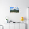 Tropical Mountain Landscape Matte Canvas Print — Stretched Wall Art - Awesome view from Mt Britton Tower & Trail of the East Peak - El Yunque Rainforest - Puerto Rico
