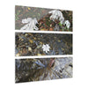 Deep Forest Explorations -The amazing Yagrumo Tree Leaves  - El Yunque RainForest  - Nikon D850 - Tropical Mountains Triptych Acrylic Print – Panoramic Jungle & Ocean Wall Art
