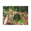 Tropical Rainforest Canvas Print — Lush Jungle Nature Wall Art - El Yunque Rainforest - Puerto Rico - Deep forest explorations - fallen tree
