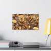 Autumn Leaf Floor Canvas Print — Deep Forest Explorations - El Yunque - Nikon D850 Stretched Wall Art (0.75")