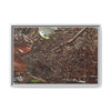 Framed Matte Canvas Wall Art — Tropical Rainforest Decomposing Sierra Palm Seeds Branch - Photography - Tradewinds