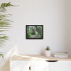 Tropical Vista Matte Canvas Framed Wall Art — Magic section of the remote Tradewinds Trail -  El Yunque rainforest PR