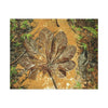 Leaf Wall Art Canvas — Botanical Nature Photography Print - Yagrumo leaf in Tradewinds Muddy Trail - El Yunque Rainforest - Puerto Rico - Deep forest explorations