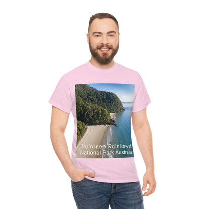 AU-PRINT UNISEX GILDAN 5000 - Heavy Cotton Tee - DAINTREE RAINFOREST National Park - Australia - Printed in AU by The Print Bar