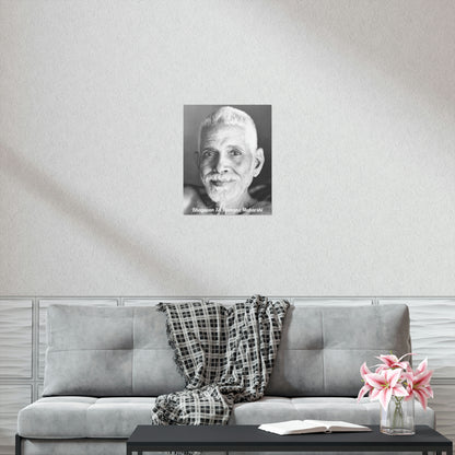 Premium Matte vertical posters - US MADE - Bhagavan Sri Ramana Maharshi - Indian Sage - "Silence is truth. Silence is bliss. Silence is peace."