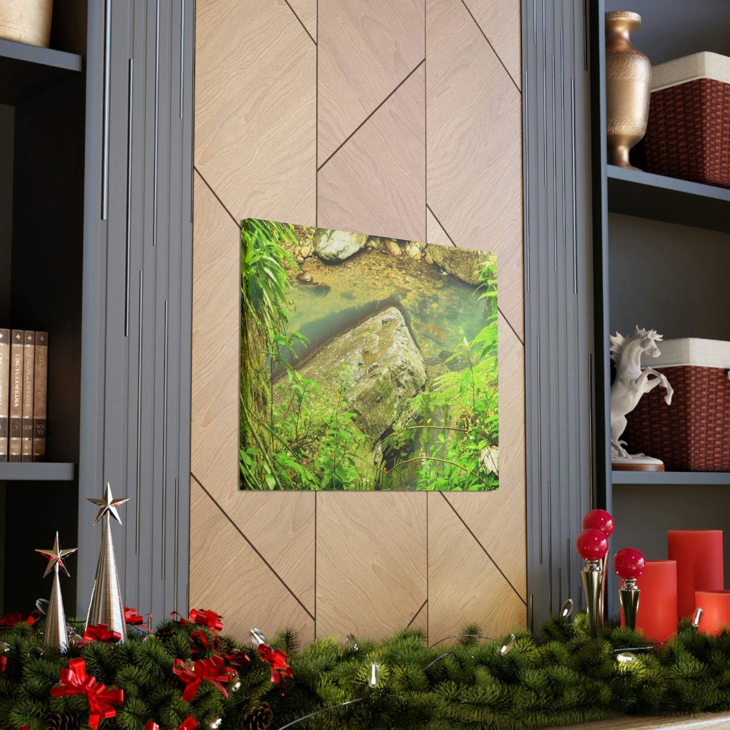 EYNF - Canvas Gallery Wraps - The Magic pond in La Mina river and trail - El Yunque PR - before Hurricane Maria