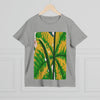 Printed in AUSTRALIA - Women’s Maple Tee - Yagrumo Tree leaf - El Yunque rainforest - Alien Vision 👽