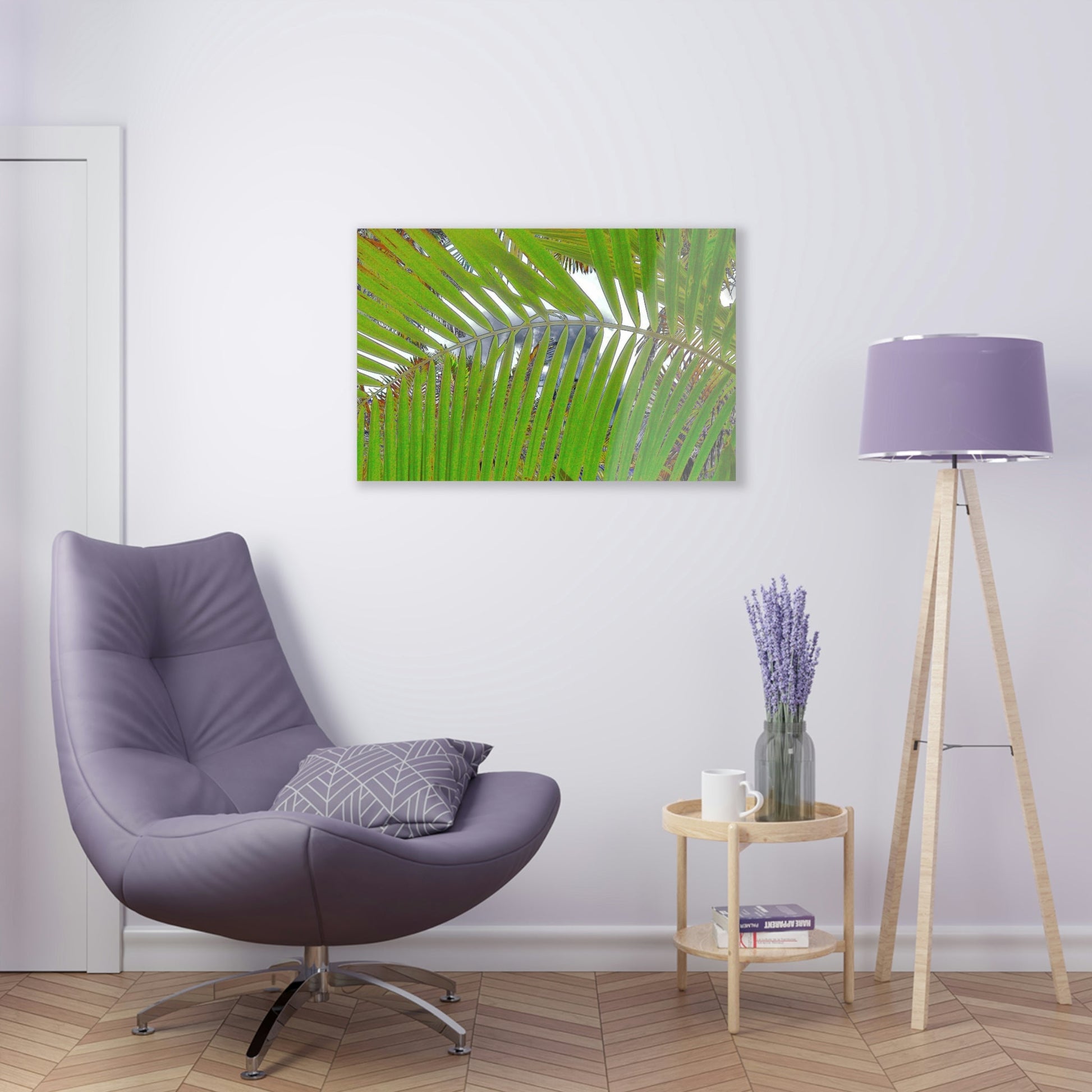 Acrylic Prints - US Made - Ideal for a Stunning Home/Office Decor Ideas - El Yunque Rainforest - In Mt Britton trail road Sierra Palms - CCMM* - Green Forest Home