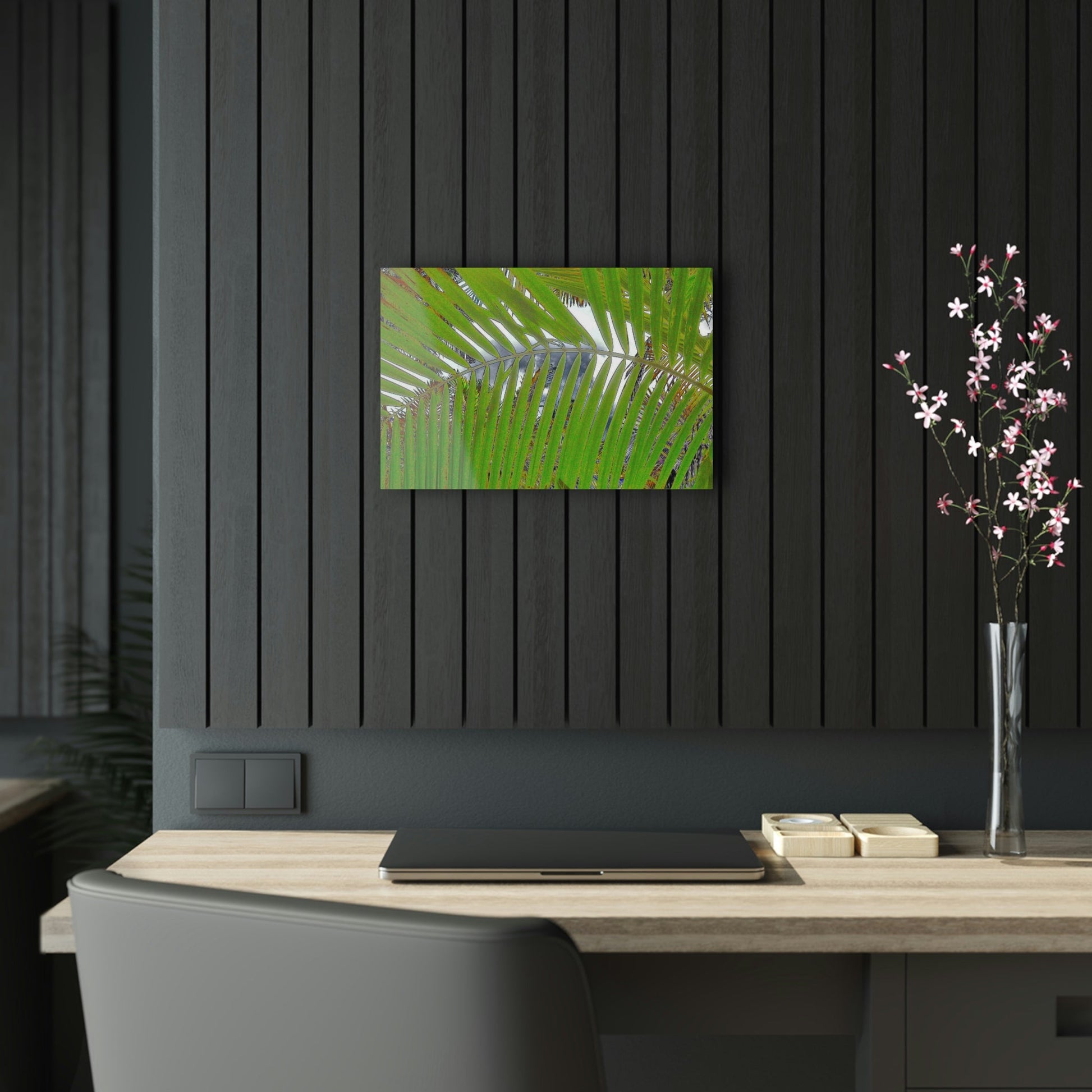 Acrylic Prints - US Made - Ideal for a Stunning Home/Office Decor Ideas - El Yunque Rainforest - In Mt Britton trail road Sierra Palms - CCMM* - Green Forest Home