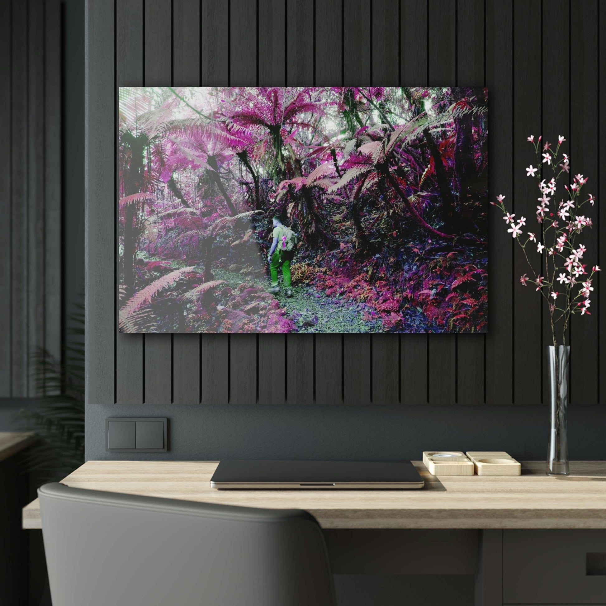 Acrylic Prints - US Made - Ideal for a Stunning Home/Office Decor Ideas - El Yunque Rainforest - Jose on the Cloud Forest - CCMM* - Green Forest Home