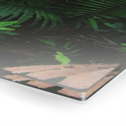 Acrylic Prints - US Made - Ideal for a Stunning Home/Office Decor Ideas - El Yunque Rainforest - Sierra Palm with seeds as Painting - CCMM* - Green Forest Home