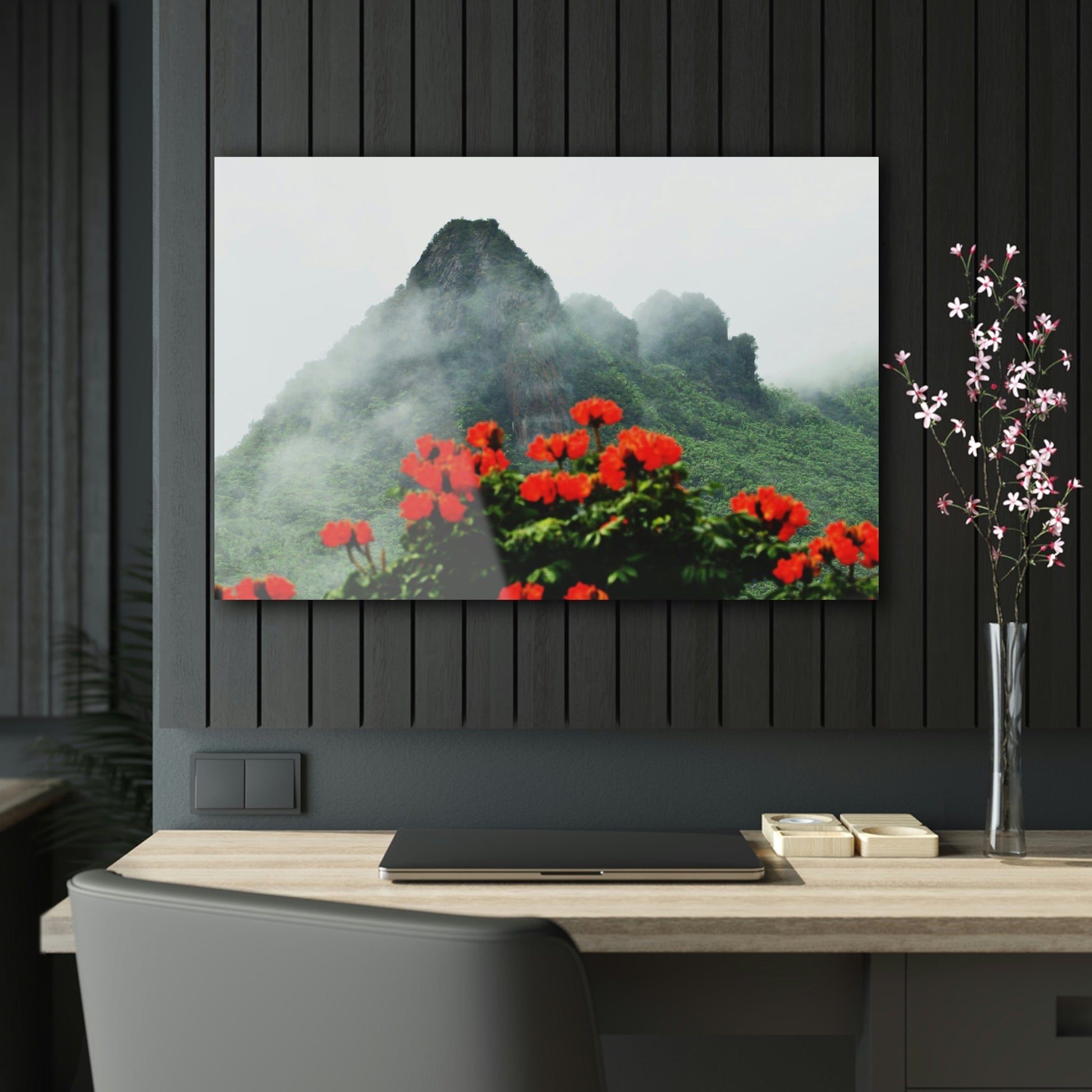 Acrylic Prints - US Made - Ideal for a Stunning Home/Office Decor Ideas - El Yunque Rainforest - Telephoto View from Yokahu Tower - CCMM* - Green Forest Home