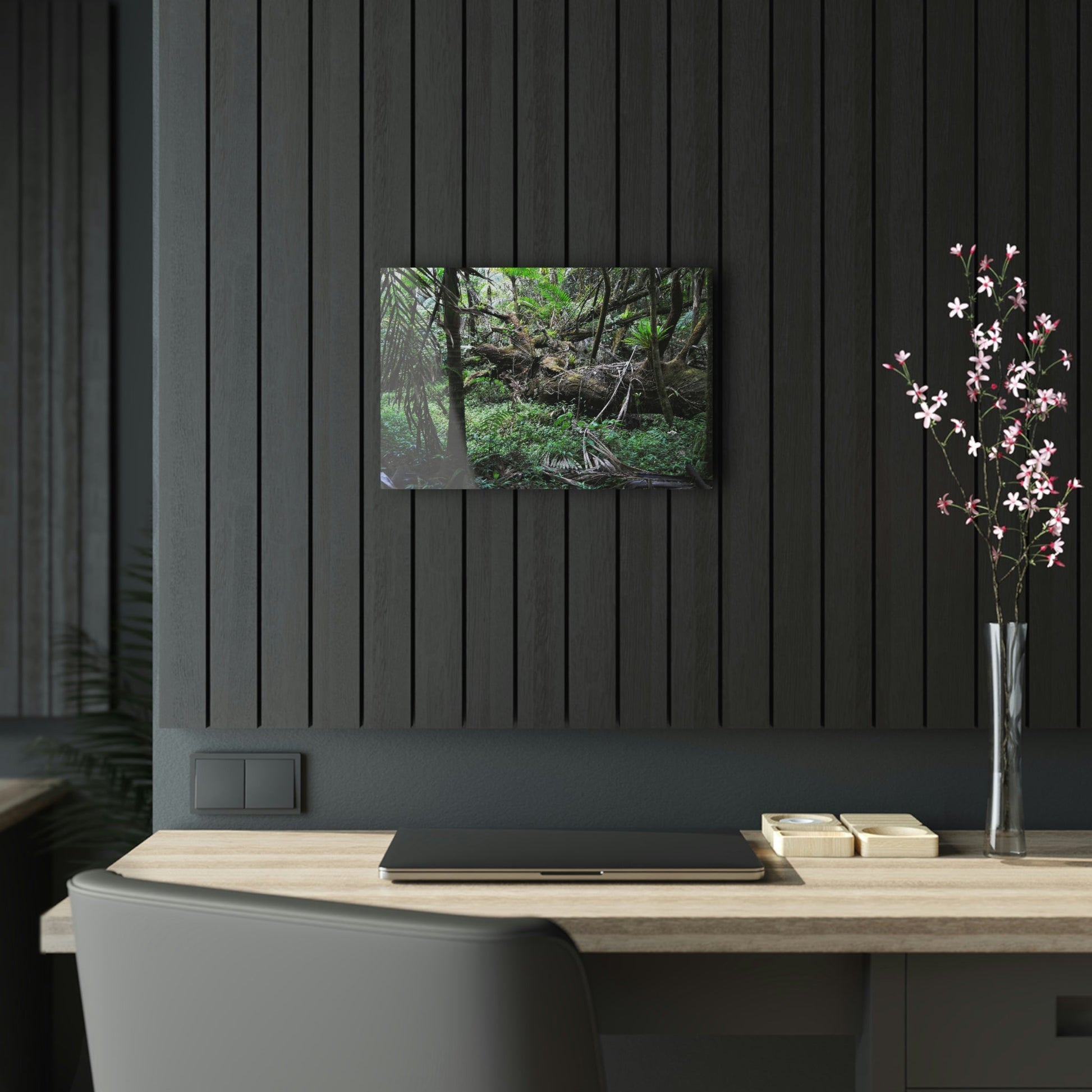 Acrylic Prints - US Made - Ideal for a Stunning Home/Office Decor Ideas - El Yunque Rainforest - The Early Holy Spirit River - CCMM* - Green Forest Home