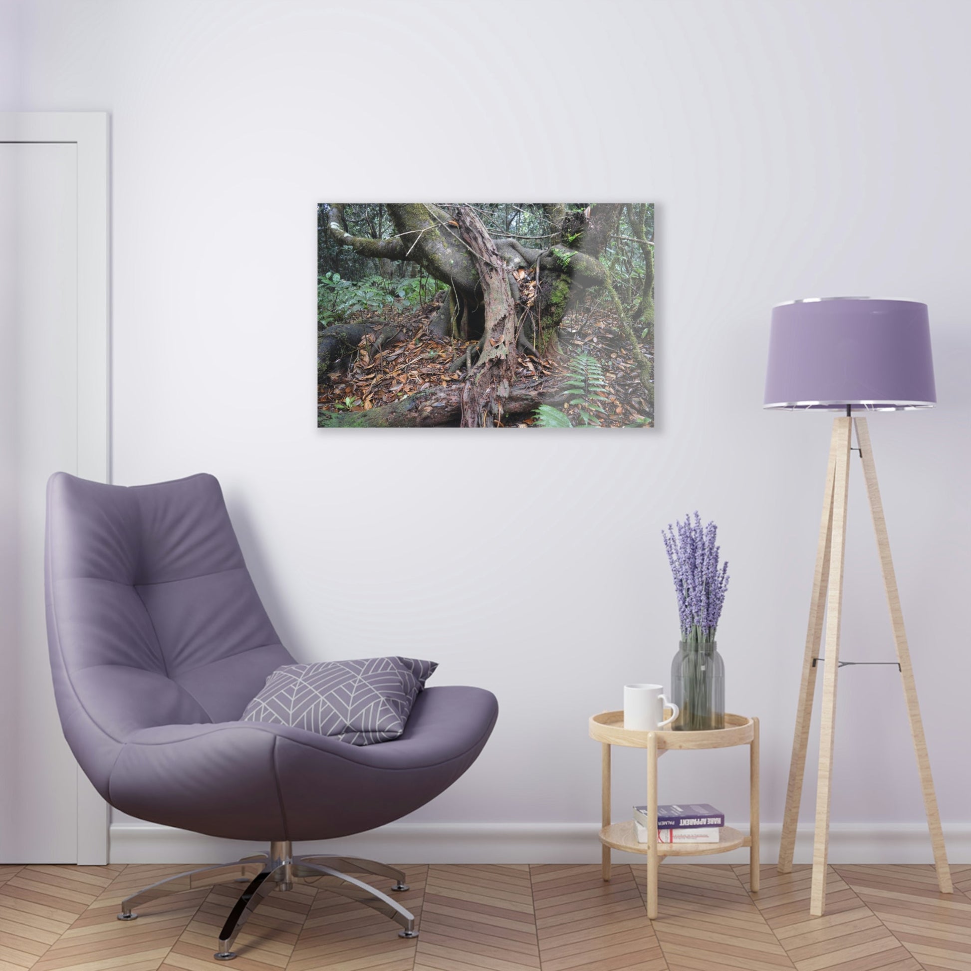 Acrylic Prints - US Made - Ideal for a Stunning Home/Office Decor Ideas - El Yunque Rainforest - Tradewinds Trail Cloud Forest - CCMM* - Green Forest Home