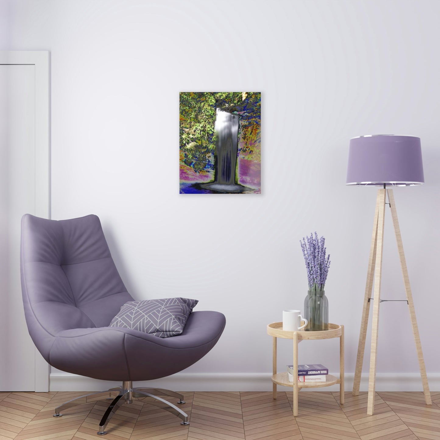 Acrylic Prints - US Made - Ideal for a Stunning Home/Office Decor Ideas - El Yunque Rainforest Waterfall - Juan Diego River - CCMM* - Green Forest Home