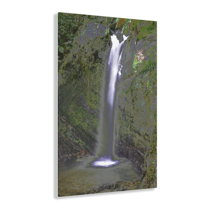 Acrylic Prints - US Made - Ideal for a Stunning Home/Office Decor Ideas - El Yunque Rainforest Waterfall - Juan Diego River - CCMM* - Green Forest Home
