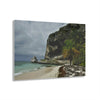 Acrylic Prints - US Made - Ideal for a Stunning Home/Office Decor Ideas - Inspirations from Nature - Mona island Edge of Pajaros Beach & Cave View - Green Forest Home