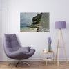 Acrylic Prints - US Made - Ideal for a Stunning Home/Office Decor Ideas - Inspirations from Nature - Mona island Edge of Pajaros Beach & Cave View - Green Forest Home