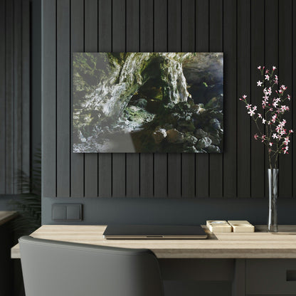 Acrylic Prints - US Made - Ideal for a Stunning Home/Office Decor Ideas - Inspirations from Nature - Remote Mona island & Caves - Puerto Rico - Green Forest Home