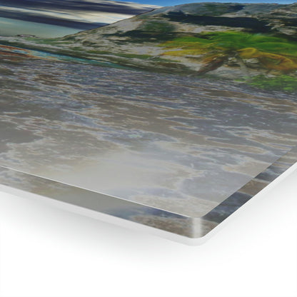 Acrylic Prints - US Made - Ideal for a Stunning Home/Office Decor Ideas - Inspirations from Nature - Remote Mona island - Edge of Pajaros Beach - CCMM* - Green Forest Home