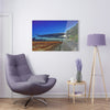 Acrylic Prints - US Made - Ideal for a Stunning Home/Office Decor Ideas - Inspirations from Nature - Remote Mona island - Edge of Pajaros Beach - CCMM* - Green Forest Home
