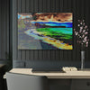 Acrylic Prints - US Made - Ideal for a Stunning Home/Office Decor Ideas - Inspirations from Nature - Remote Mona island - Fisherman on Pier - CCMM* - Green Forest Home