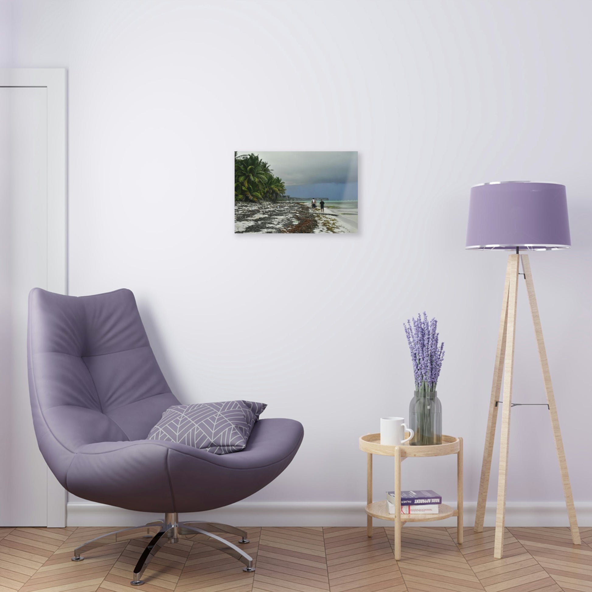 Acrylic Prints - US Made - Ideal for a Stunning Home/Office Decor Ideas - Inspirations from Nature - Remote Mona island - PR Sierra Club members share the beach - Green Forest Home