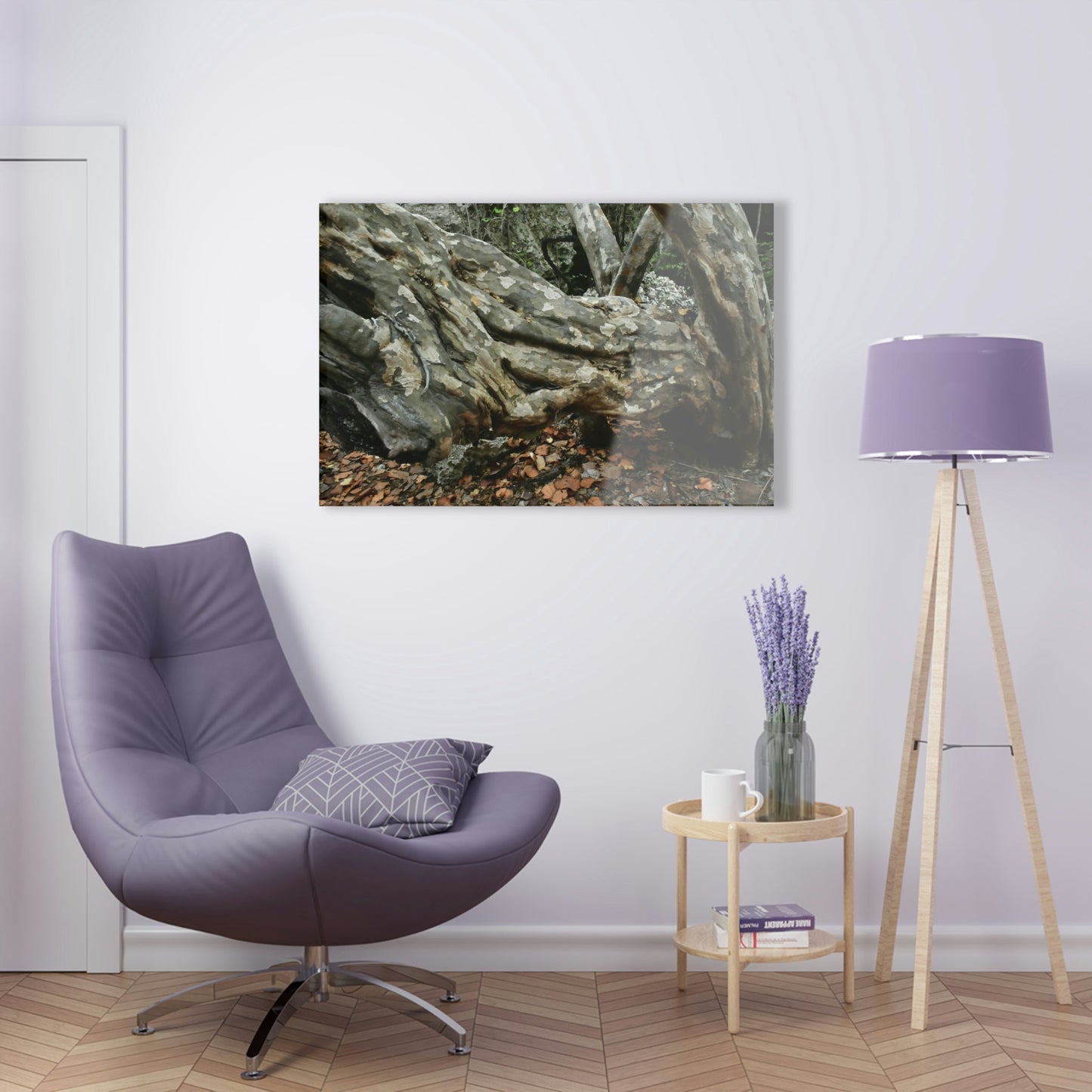 Acrylic Prints - US Made - Ideal for a Stunning Home/Office Decor Ideas - Inspirations from Nature - Remote Mona island - Rock hard Uvero Tree near beach - Green Forest Home