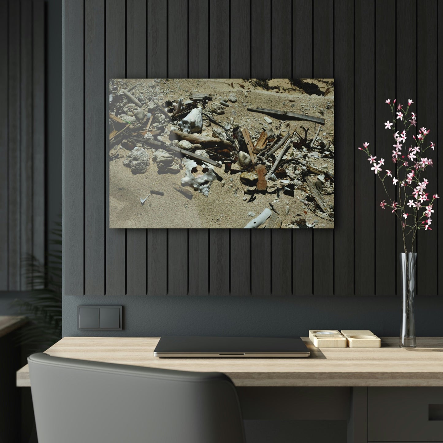 Acrylic Prints - US Made - Ideal for a Stunning Home/Office Decor Ideas - Inspirations from Nature - Remote Mona island - What the Tide Brings - Green Forest Home