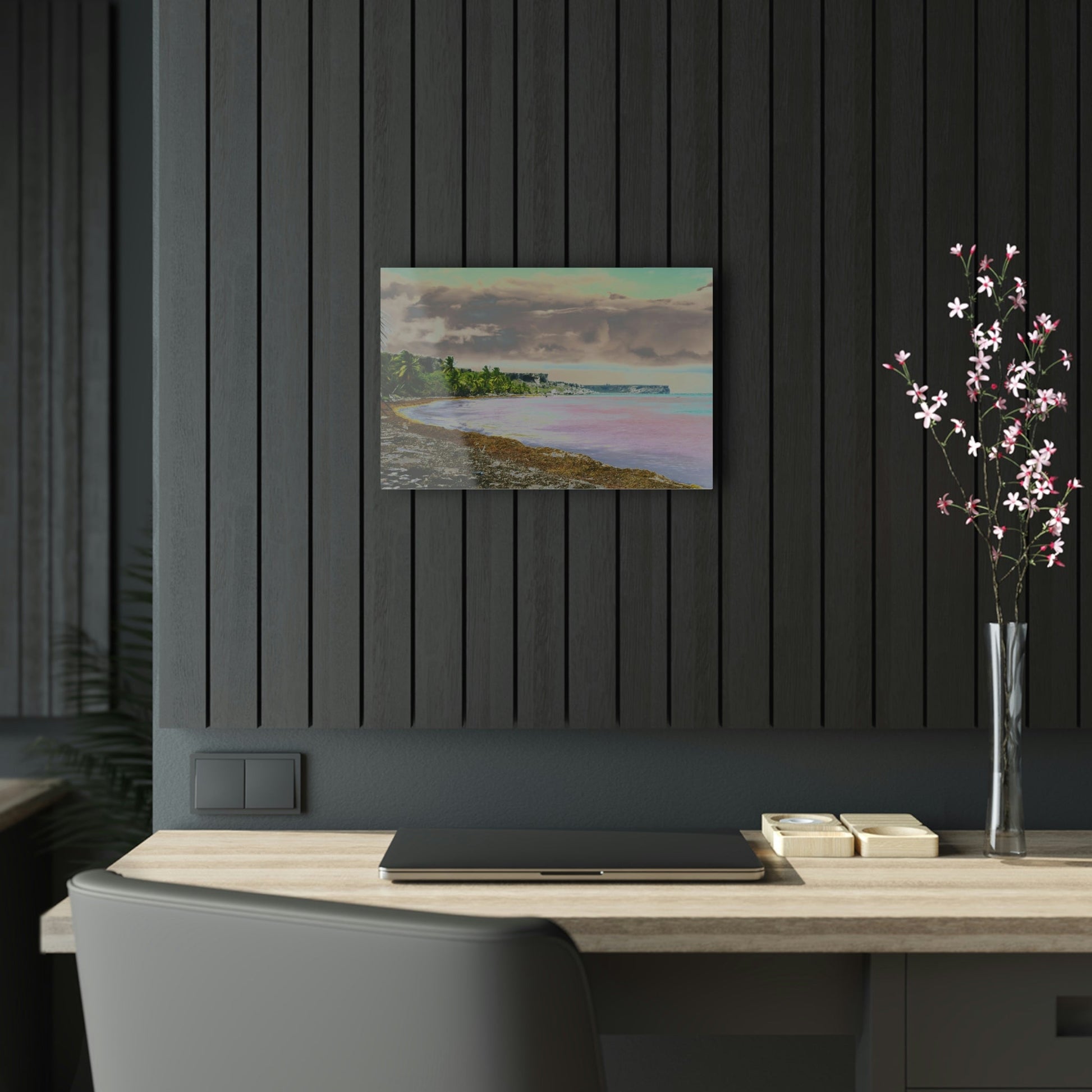 Acrylic Prints - US Made - Ideal for a Stunning Home/Office Decor Ideas - Remote Mona island - Broad view of Plateau & Algage - CCMM* - Green Forest Home