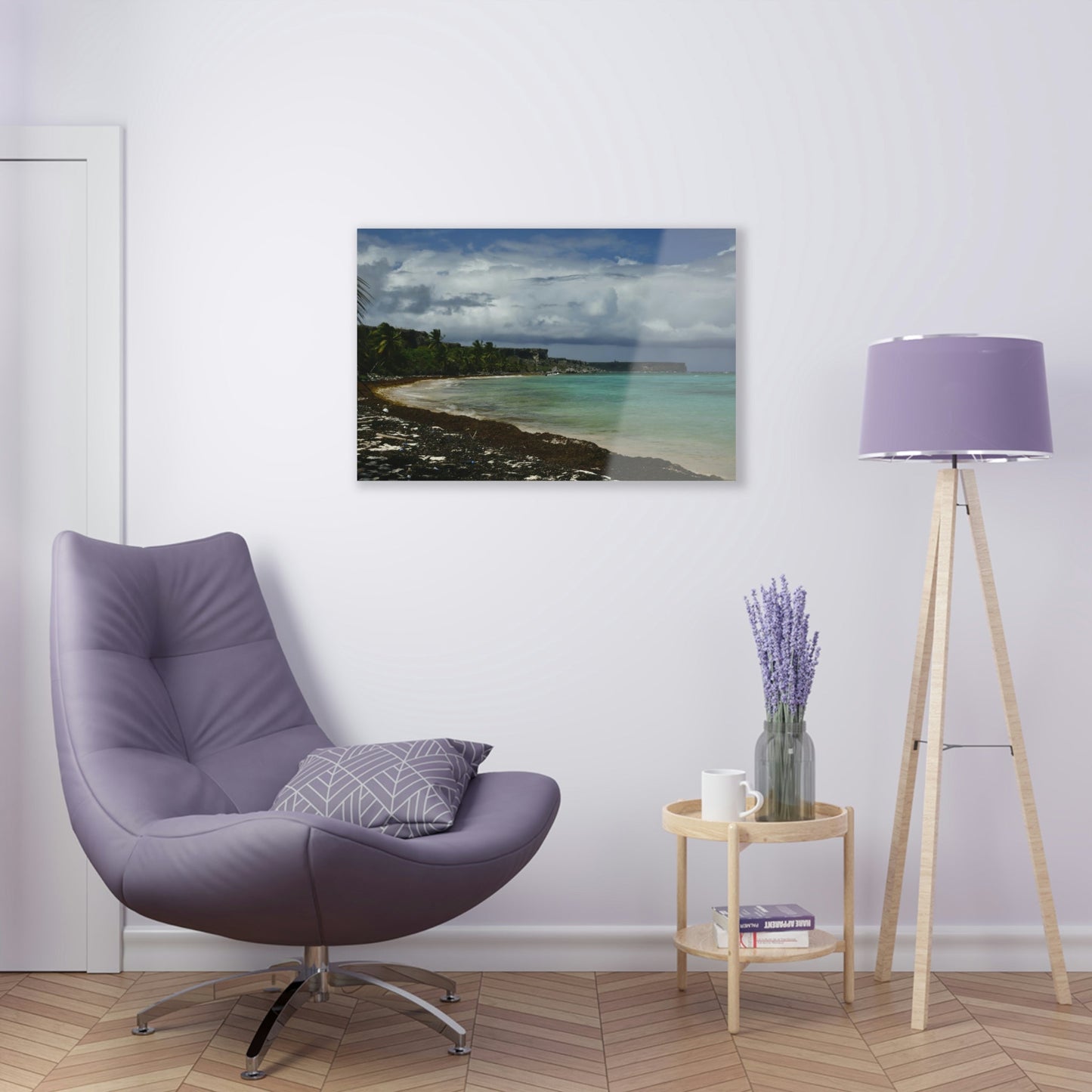 Acrylic Prints - US Made - Ideal for a Stunning Home/Office Decor Ideas - Remote Mona island - Broad view of Plateau & Algage - CCMM* - Green Forest Home